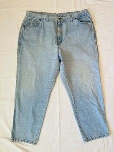 Vintage 80's 90's CHIC denim mom jeans sz 26 Hi Rise Tapered Faded USA made EUC